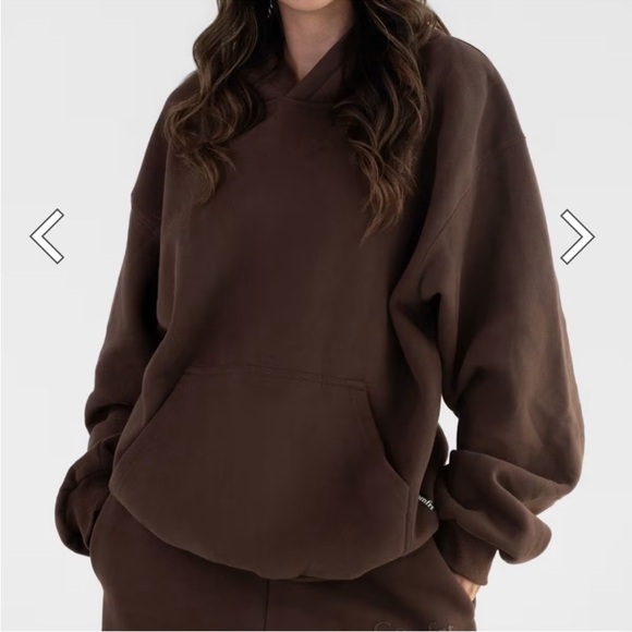 Comfrt Signature Hoodie Chocolate Brown Medium New With Tags - Picture 1 of 5